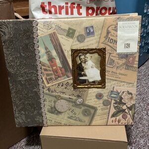 K&Company Life's Journey Post-Bound Scrapbook - NWT